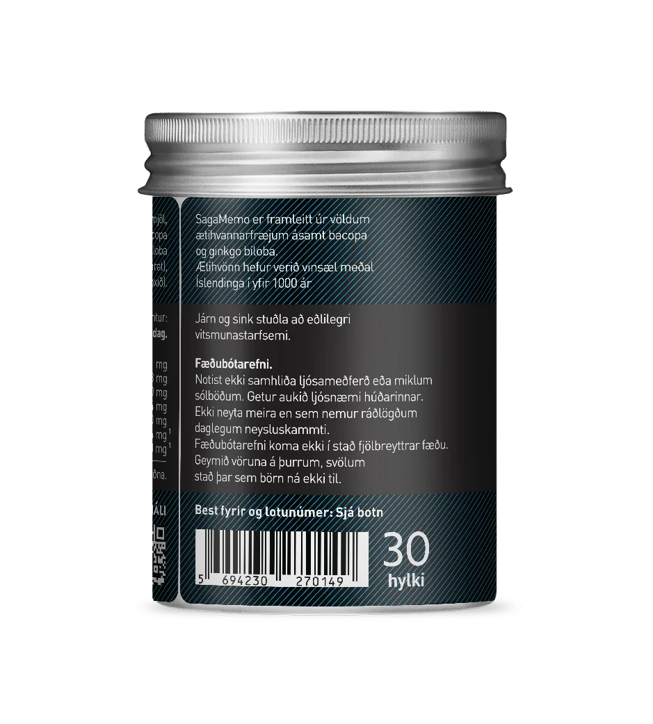 SagaMemo bakhlið