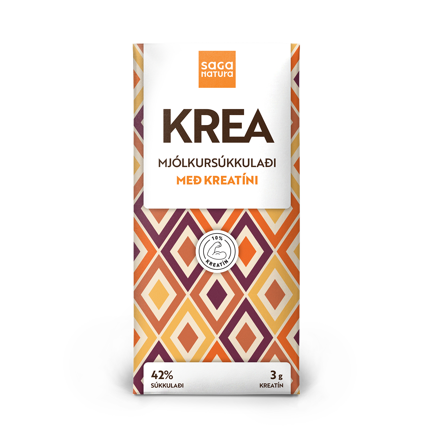 KREA mjólkursúkkulaði - 1 framhlið